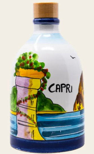 Costiera Monocultivar Extra Virgin Olive Oil 8.4fl.oz (250ml) in a Hand Crafted Ceramic Bottle
