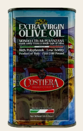 Costiera Monocultivar Extra Virgin Olive Oil - 500ML Tin (16.9 fl.oz.)