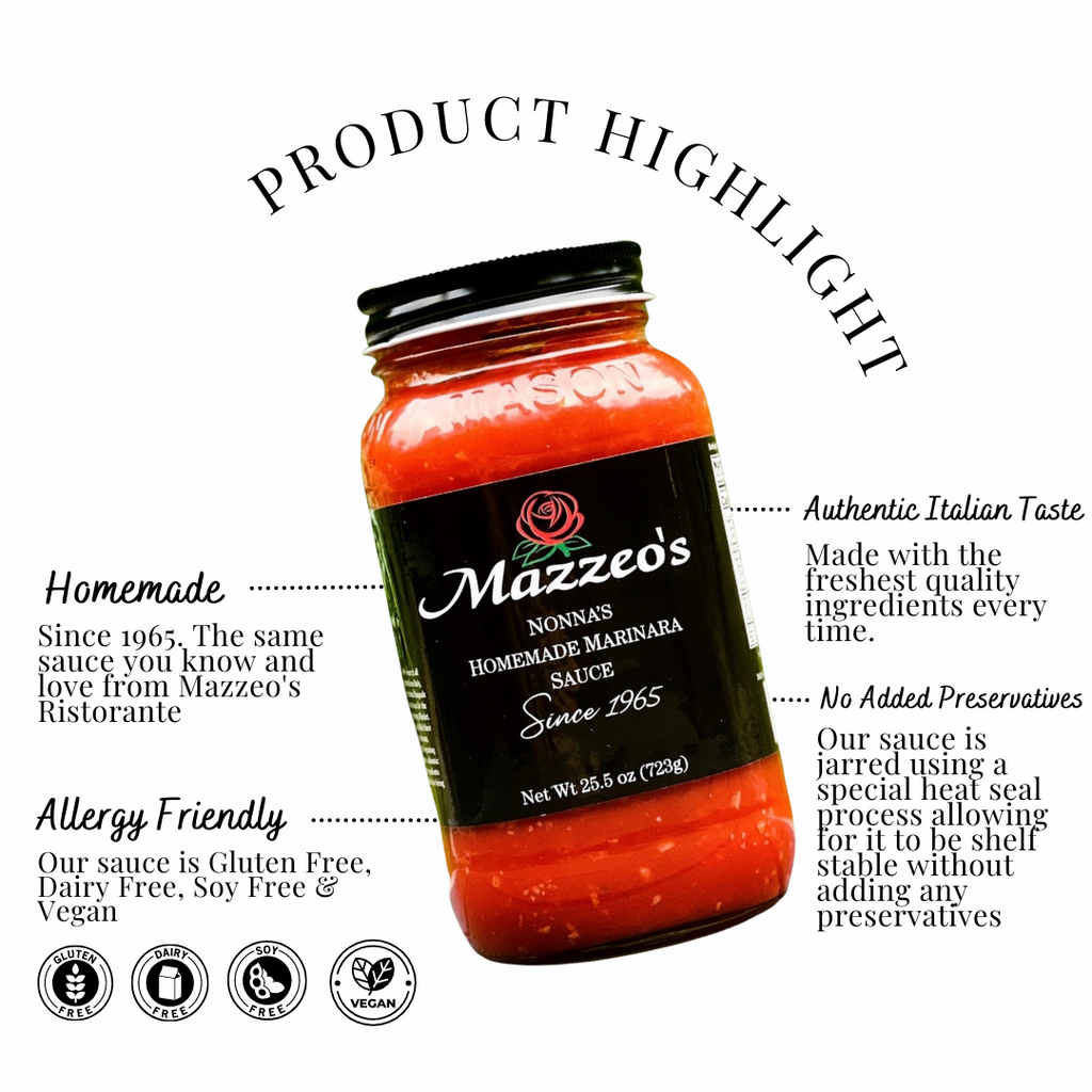 Mazzeo's Ristorante Nonna's Homemade Marinara Sauce